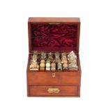 A Fine & Large Mid 19th Century Apothecary Chest,