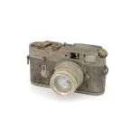 A Fire Damaged Leica M4 Rangefinder Camera,