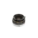 A Leitz Summicron f/2 35mm Lens,