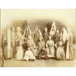 A Photograph of Young Women in Middle Eastern Dress,