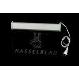 A Hasselblad Illumanated Advertising Sign,