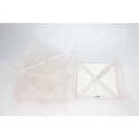 4 Clear Developing Trays - 10" x 12",