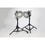 Two Copy Stand Lights,