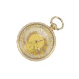 A George IV Irish 18ct gold pocket watch.