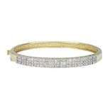 A diamond bangle.