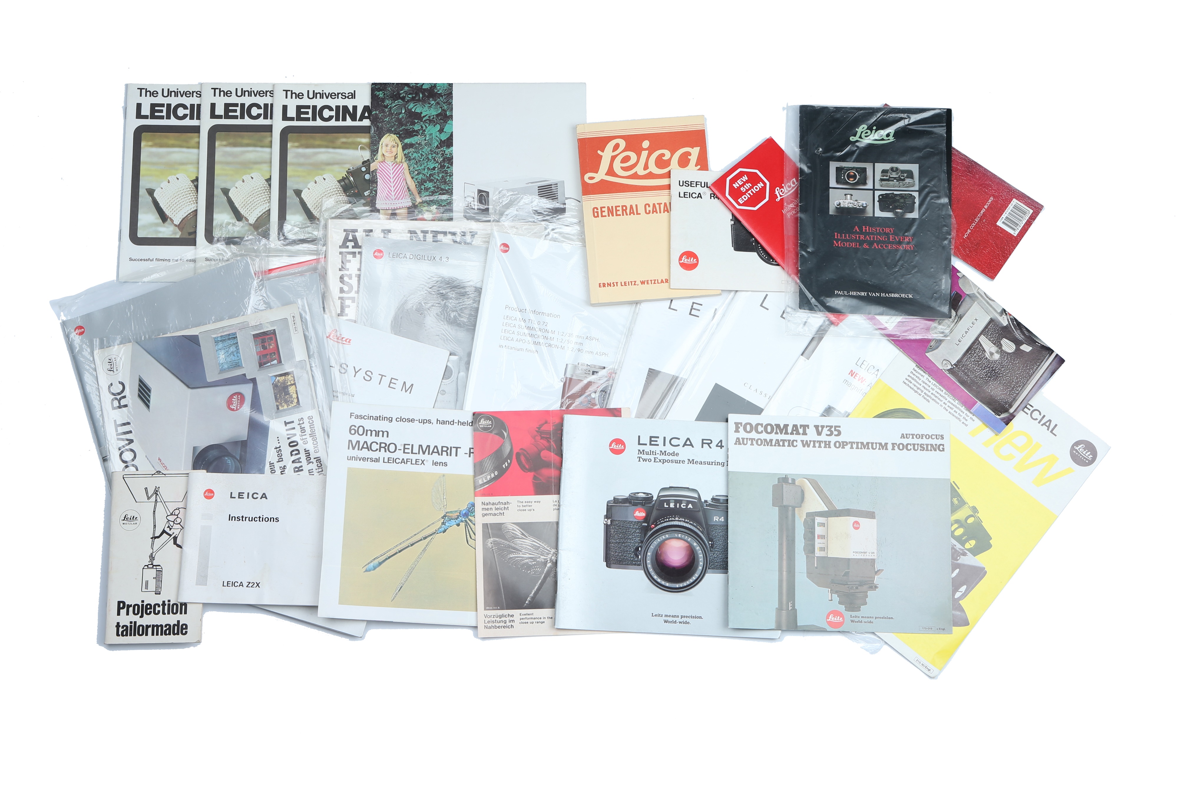 A Very Large Collection of Leica Instruction Manuals & Brochures, - Image 2 of 4