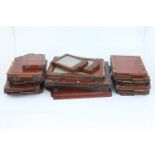 A Quantity of Mahogany Double Dark Slides,