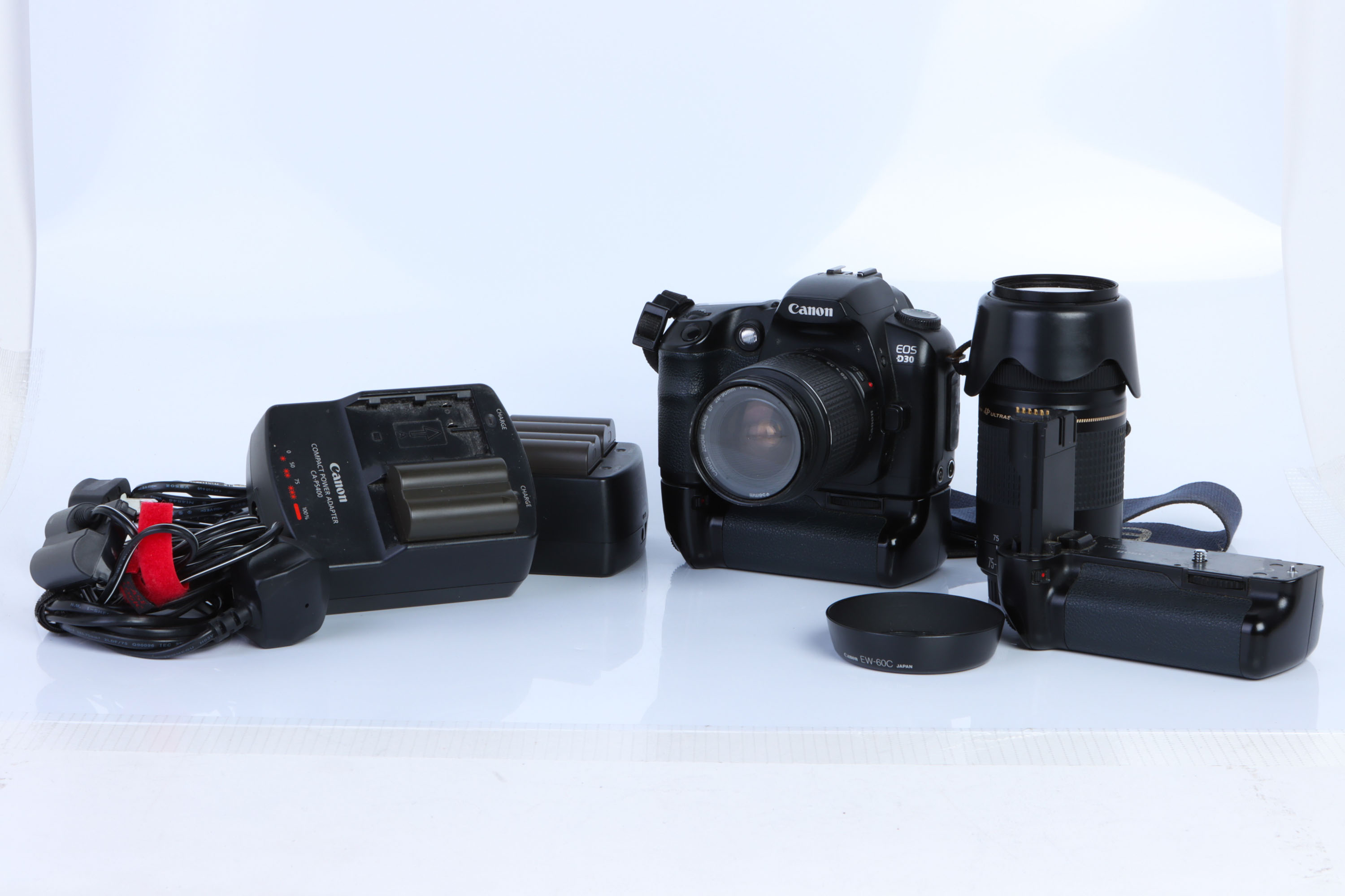 A Canon EOS D30 Digital SLR Camera,
