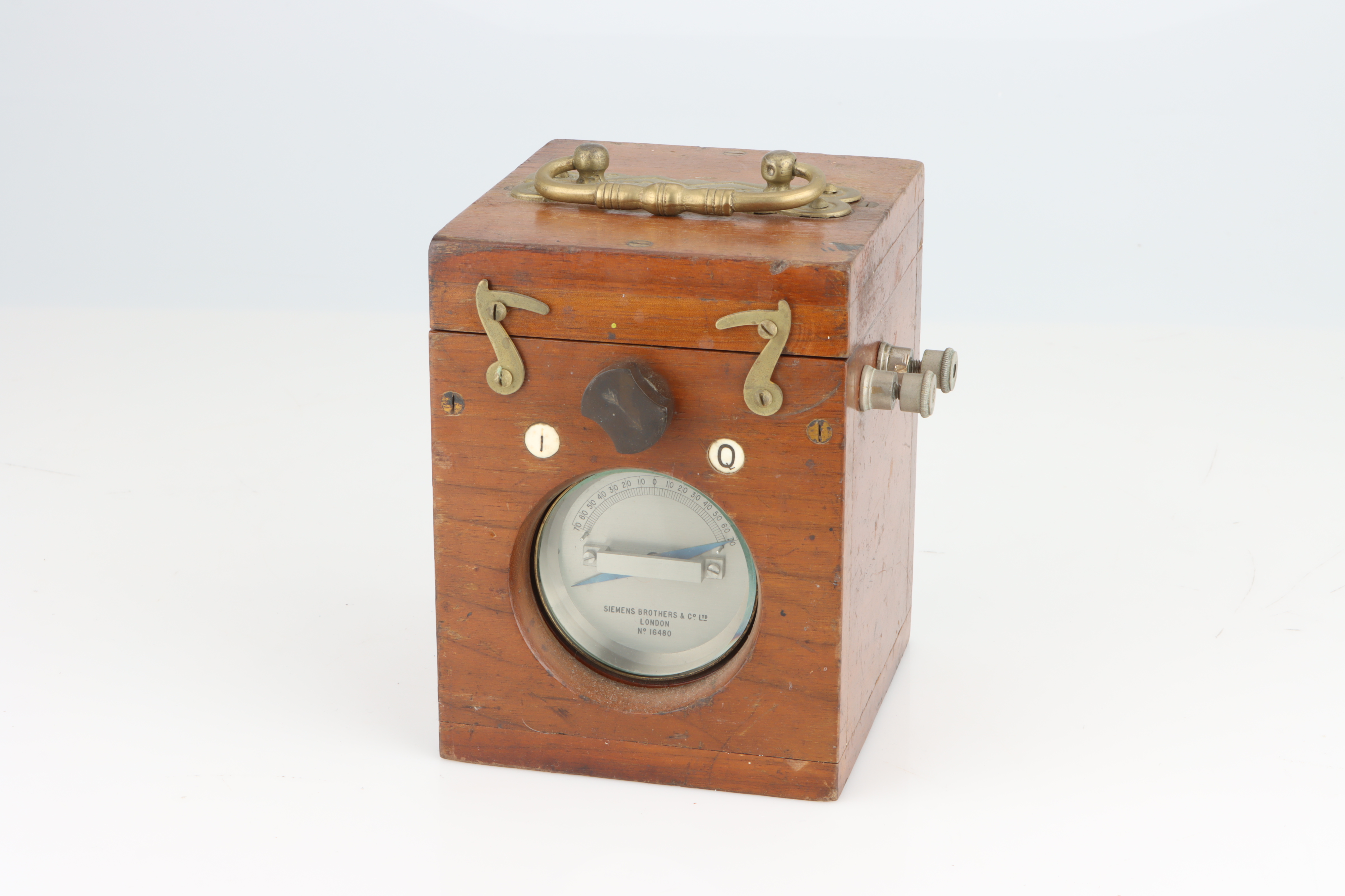 GPO Type Field Telegraph Galvanometer in Case - Image 2 of 4