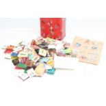 A Selection of Empty Match Boxes & Stamps,