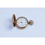 A Waltham Half-Hunter Pocket Watch,