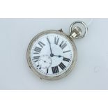 A Swiss Goliath Pocket Watch,