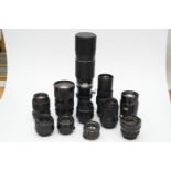 A Selection of Various Lenses,