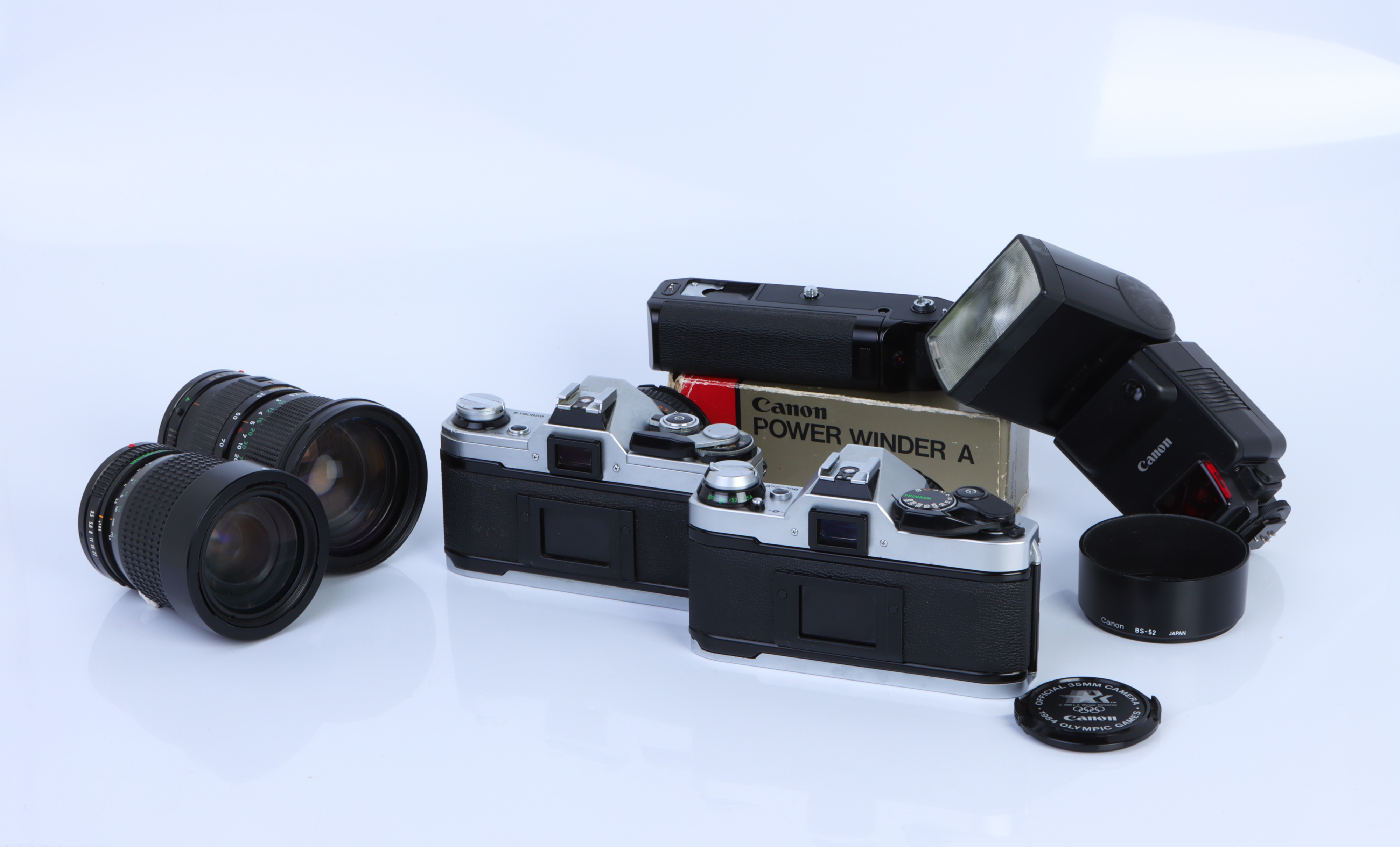 Two Canon SLR Cameras, - Image 2 of 2