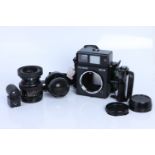 A Polaroid 600SE Medium Format Rangefinder Camera,