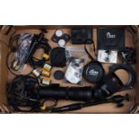 A Small Selection of Various Camera Accessories,