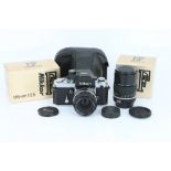 A Nikon F2 AS SLR Camera,