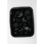 A Selection of Various Camera Lens Caps,