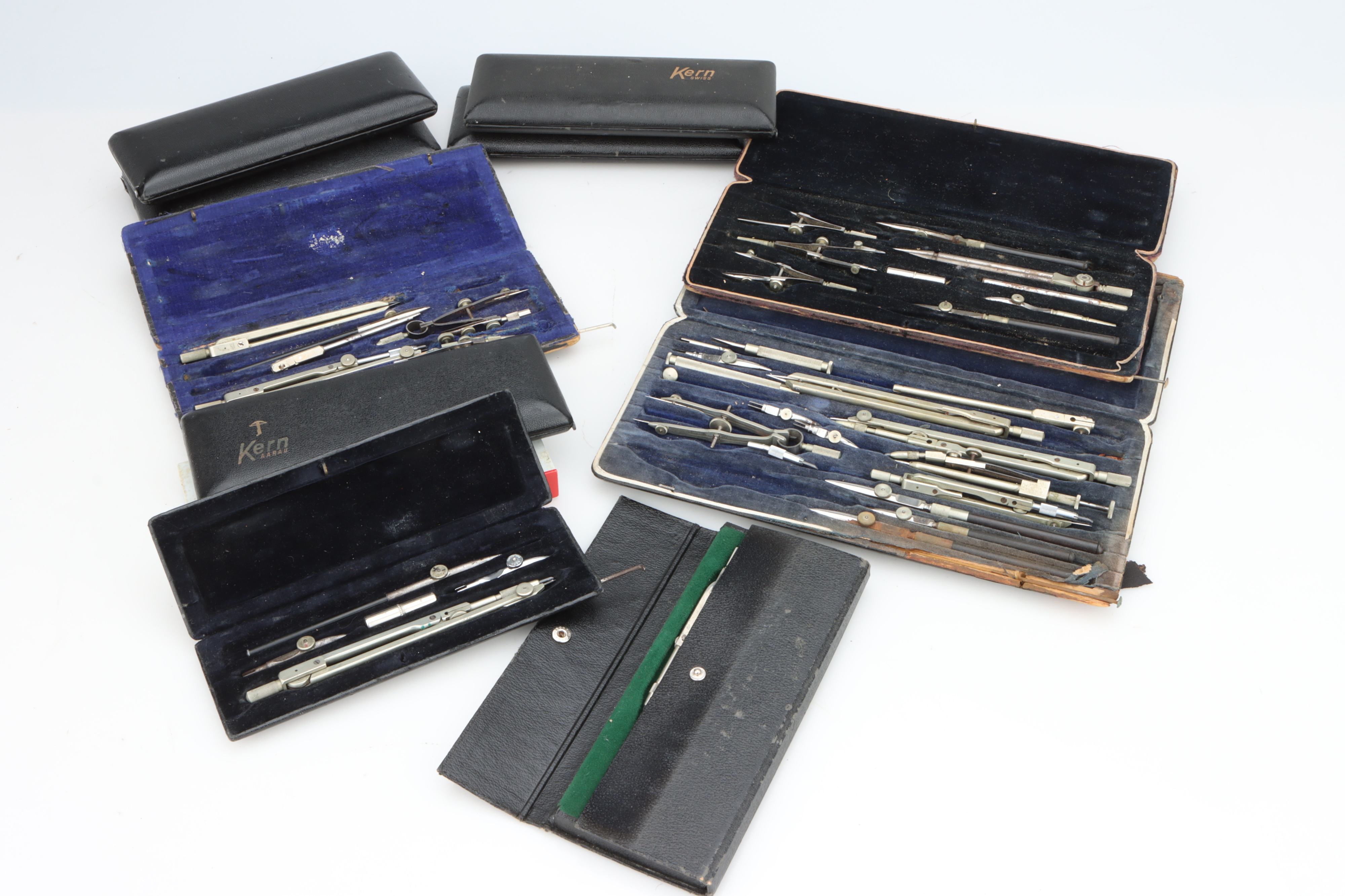 * A Selection of Various Drawing Instrument Sets,