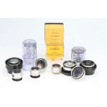 * A Selection of Various Lenses,