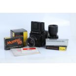 A Mamiya RB67 Professional Medium Format Camera,
