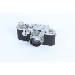 A Leica IIIc Rangefinder Camera,