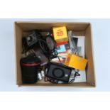 A Selection of Various Cameras & Accessories,