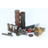A Collection of Antique Scientific Instrument Parts,