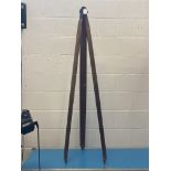 Victorian Surveyors Mahogany Tripod,