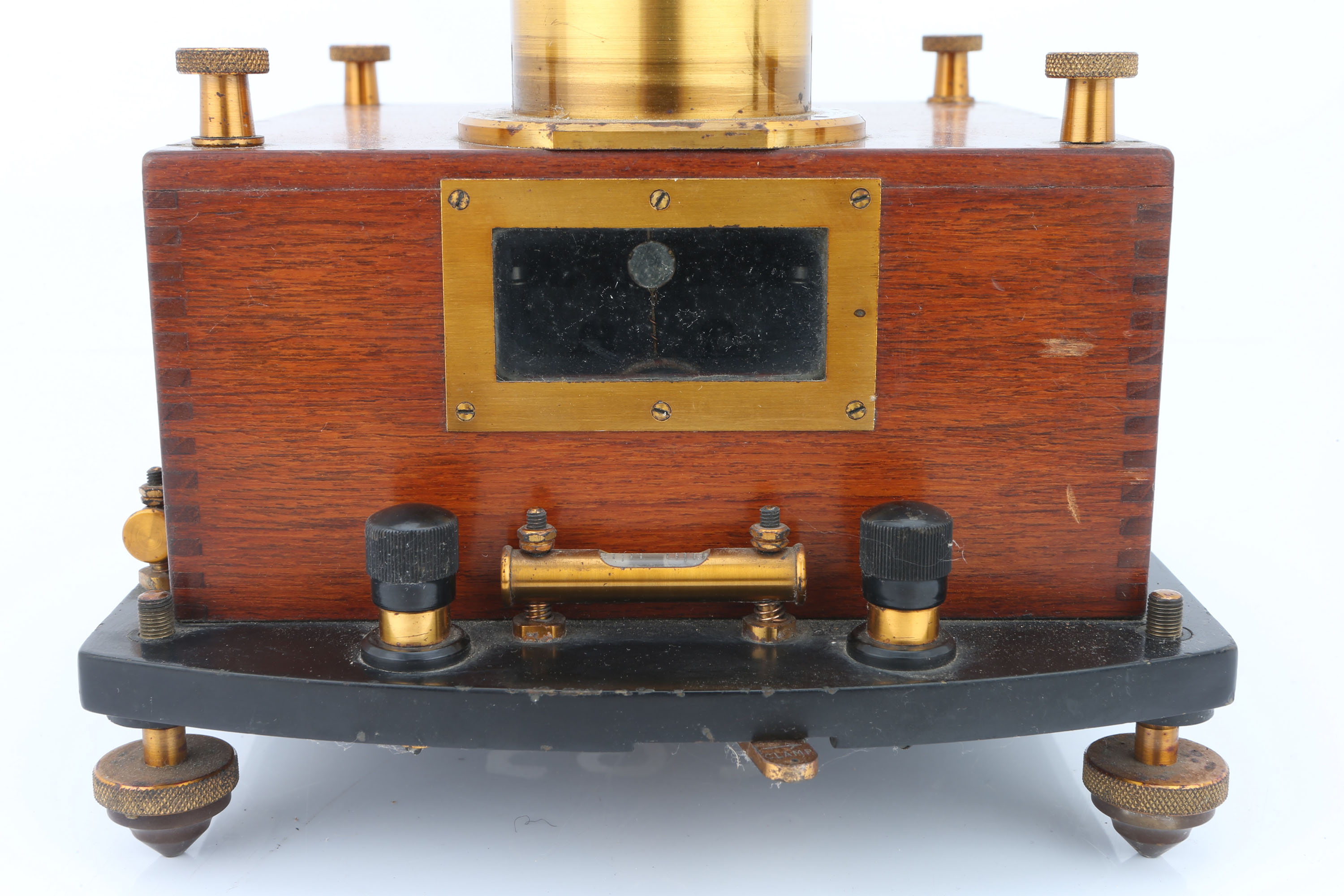 Brass & Mahogany High Sensitivity Galvanometer, - Image 5 of 5