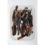 A Large collection of Vintage Leather workers Tools,