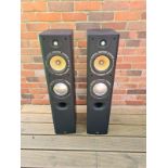 A Pair of Bowers & Wilkins DM603 S3 Floor Standing Speakers,