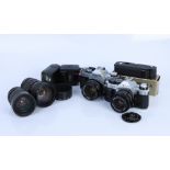 Two Canon SLR Cameras,