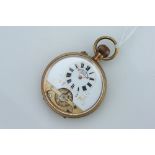 A Swiss 8-day Pocket Watch,