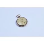 A Silver-Gilt Junghans Pocket Watch,