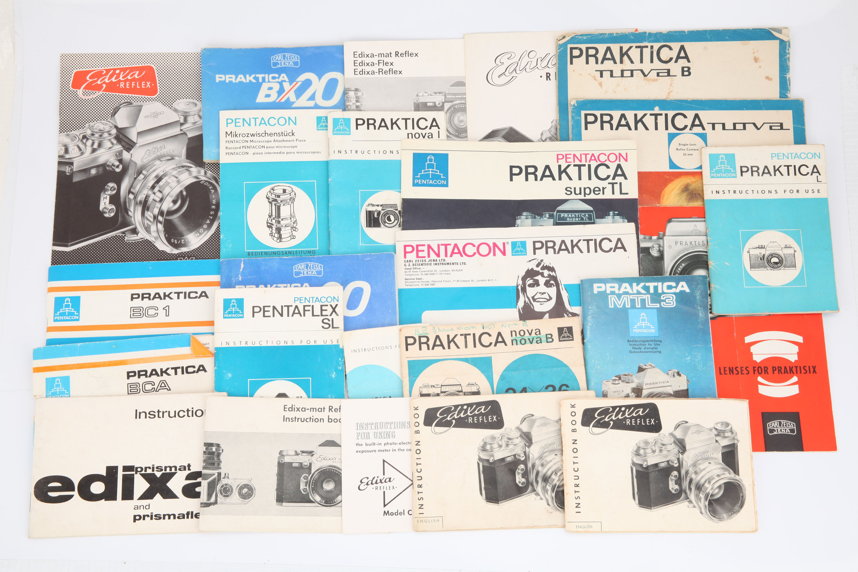 A Small Selection of Praktica Literature,