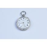 A Silver Cased Waltham Pocket Watch,