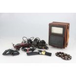 A Selection of Cables, Leads, and Microscope Filters,