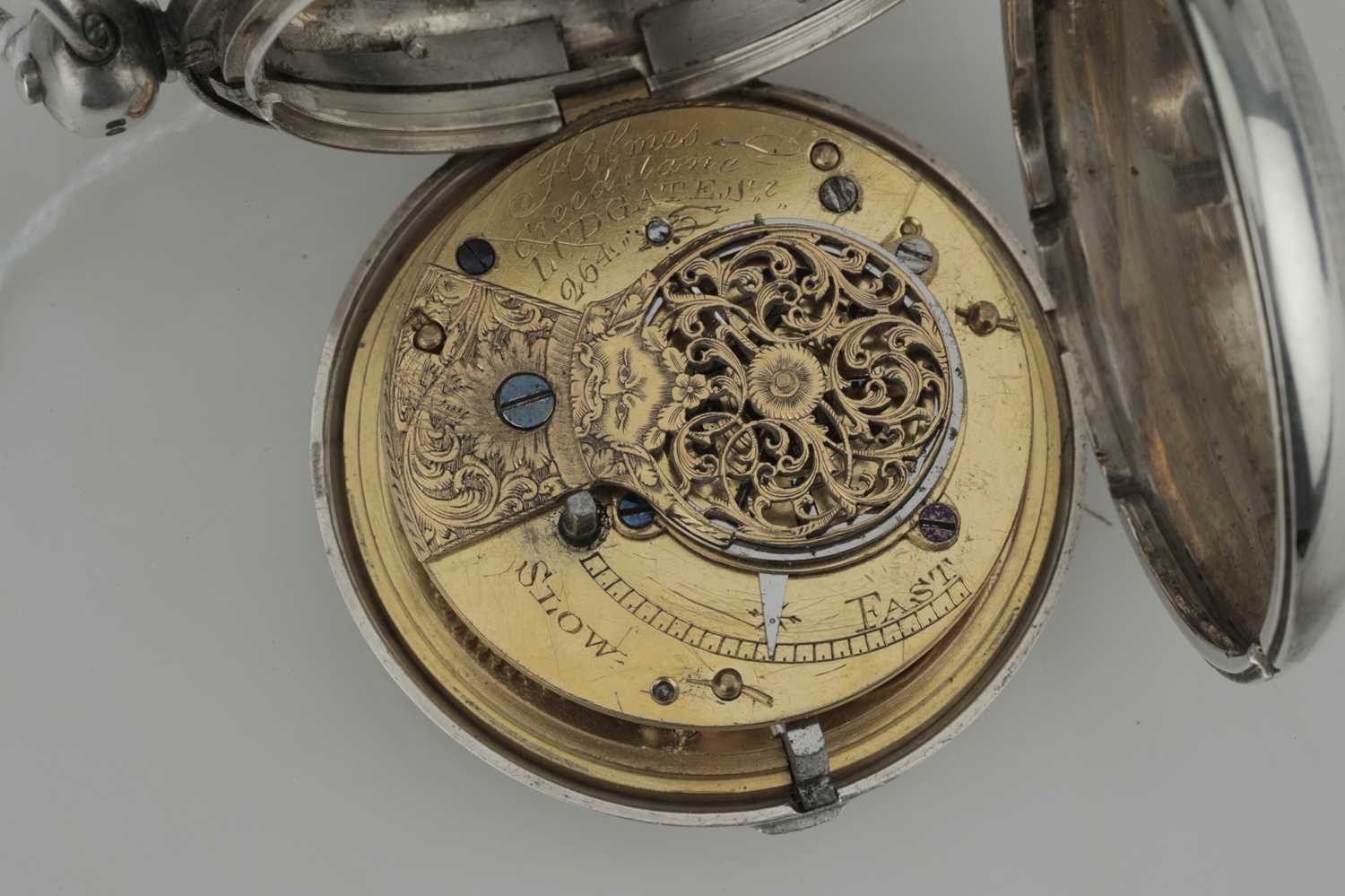 A William IV Full Hunter Silver Pocket Watch, - Image 4 of 6