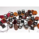 A Selection of 23 Weston Light Meters and Accessories,