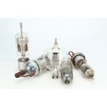 Five Large Valves / Electron Tubes,