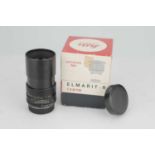 A Leitz Elmarit-R f/2.8 135mm Lens,