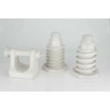 * Three Full Size Plaster Engineering Didactic Models,