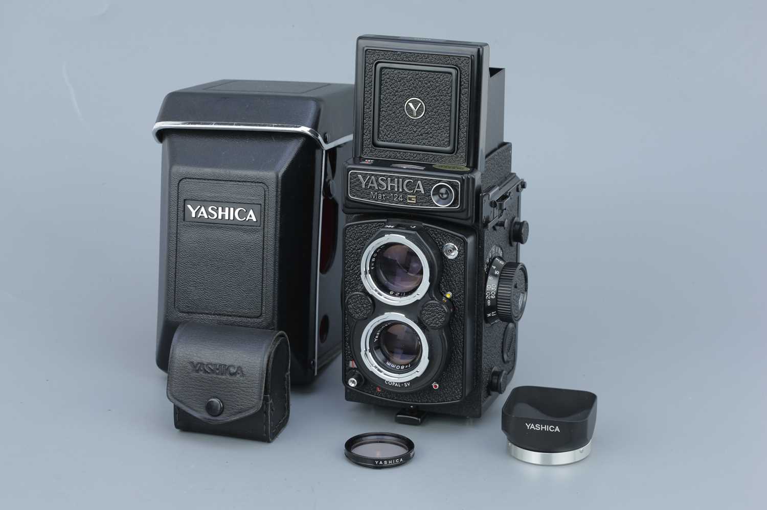 A Yashica Mat-124G Medium Format TLR Camera,