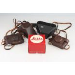 A Selection of Four Leica Camera Cases,