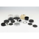 A Selection of Leica Lens Accessories,