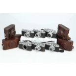 A Good Selection of Russian Rangefinder Cameras,