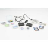 A Selection of Memory Cards and Batteries,
