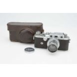 A Leica IIIa Rangefinder Camera,