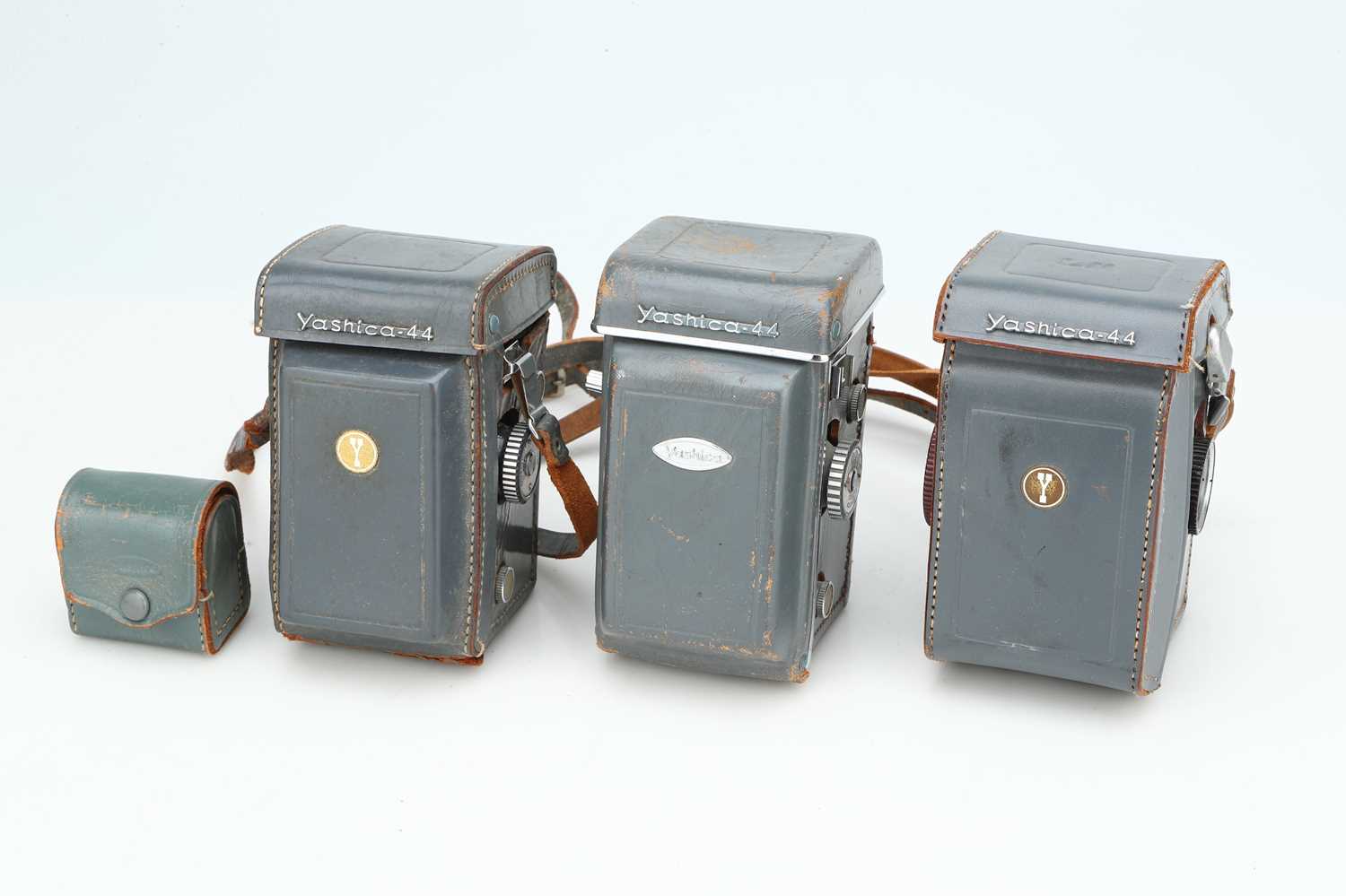 Three Yashica 4x4 TLR Cameras, - Image 2 of 2